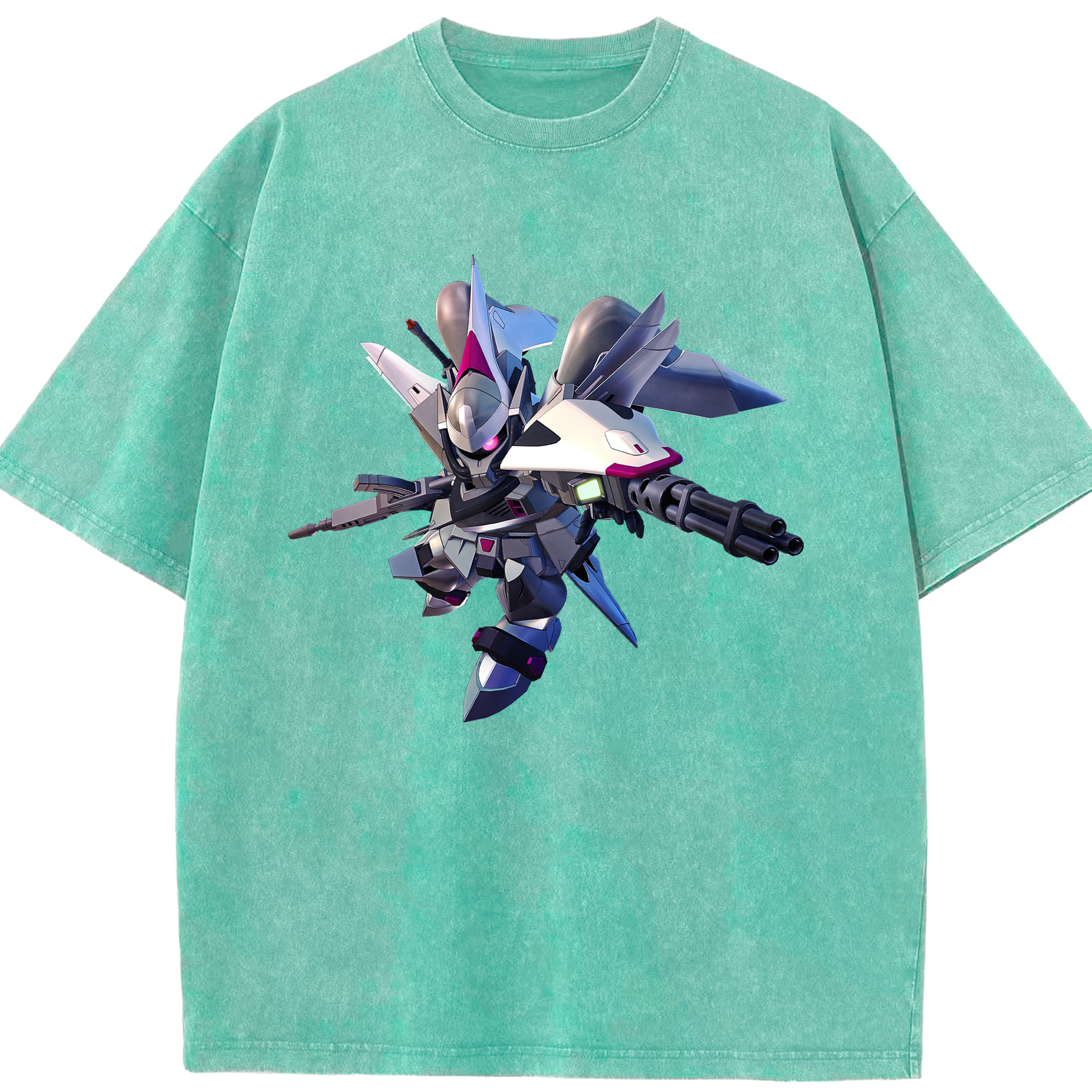 （画像用） 機動戦士ガンダム Mobile Suit Gundam 綿100% ヴィンテージ風 半袖Tシャツ（フロントプリント）